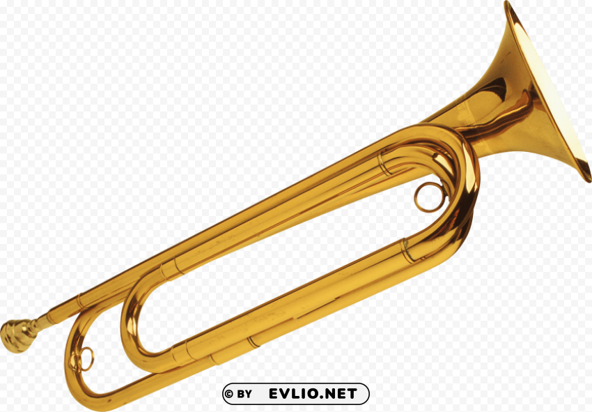 trumpet Isolated Element on Transparent PNG
