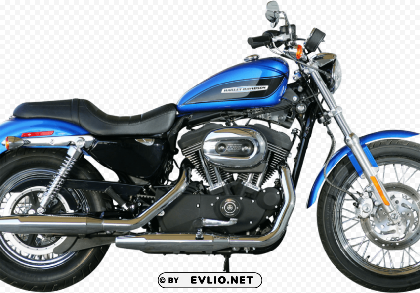2001 harley davidson motorcycle Isolated PNG on Transparent Background