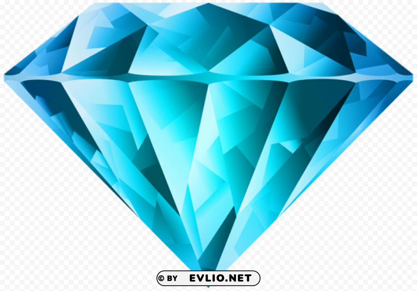 blue diamond transparent Clean Background Isolated PNG Design clipart png photo - 5d98dc78