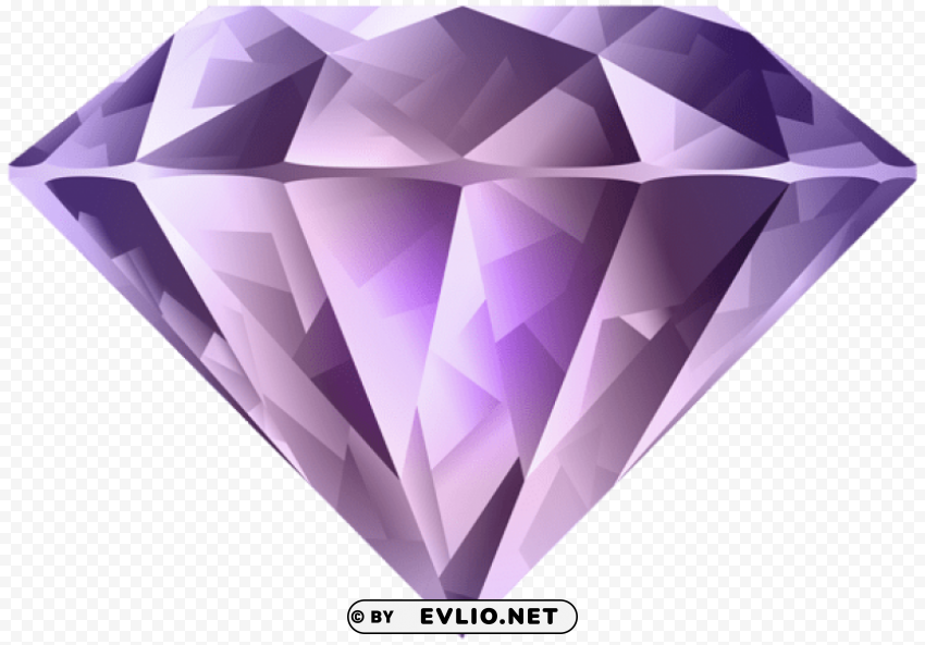 Purple Diamond Transparent Free PNG Images With Alpha Channel Set