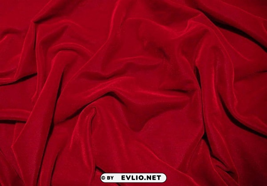red plush fabric texture Transparent PNG images set