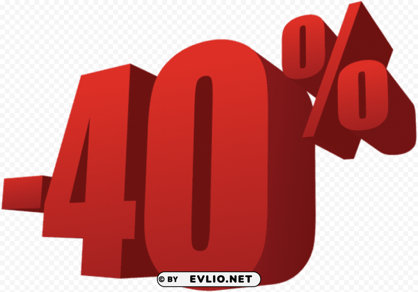 40% off sale Isolated Element on HighQuality Transparent PNG