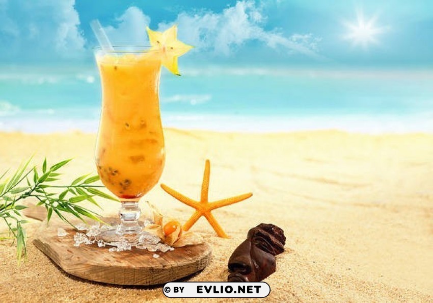 beach cocktail Images in PNG format with transparency