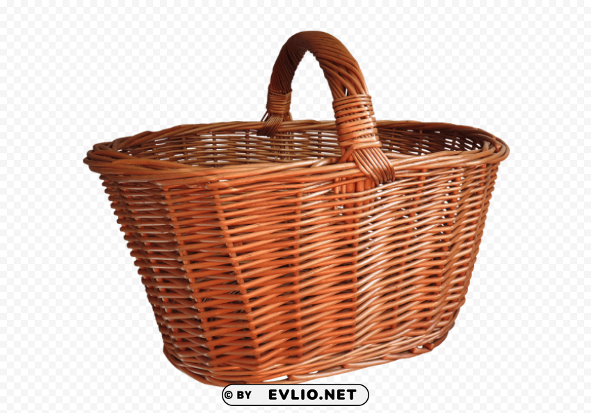 Transparent Background PNG of Basket Woven Empty - Woven Style - Image ID 3ede6bdc Transparent PNG Isolated Element - Image ID 3ede6bdc