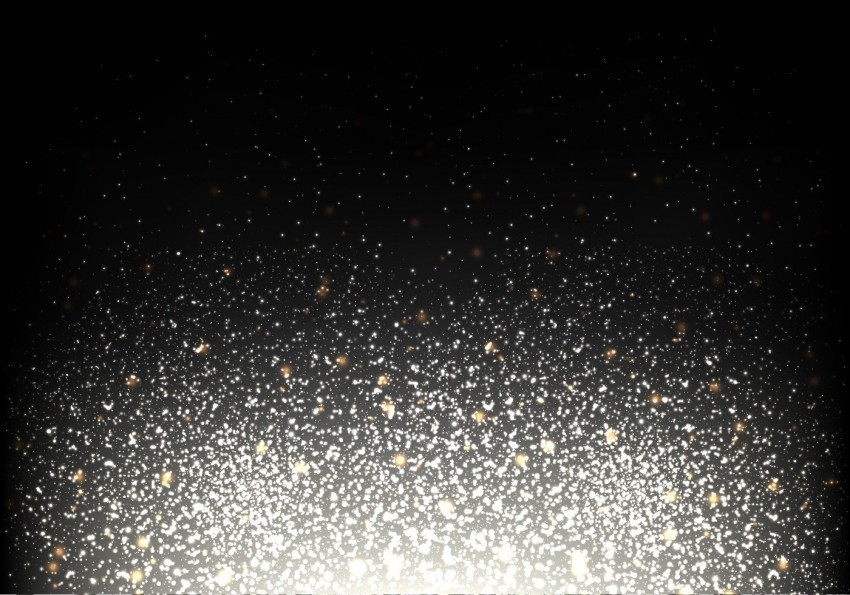 black and gold glitter texture PNG Image Isolated with Clear Background