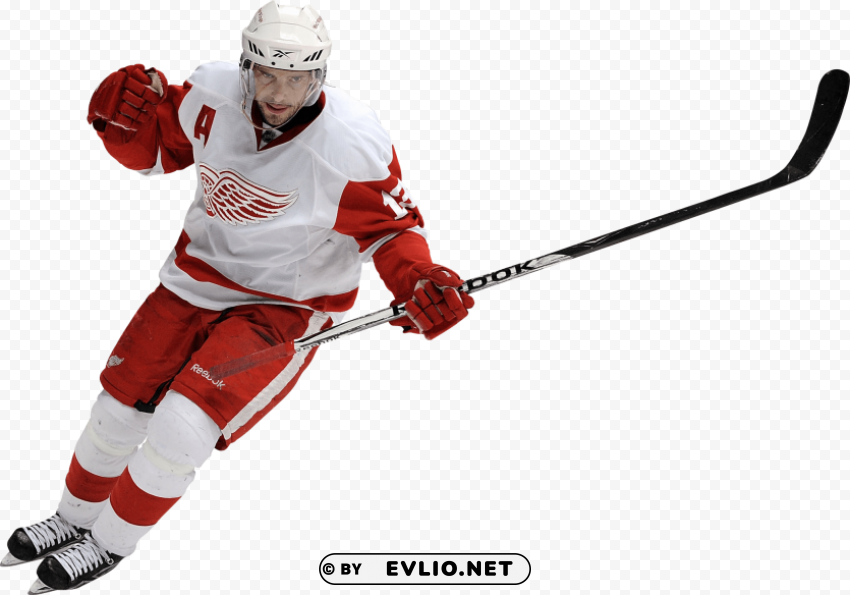 hockey player PNG Image with Isolated Graphic