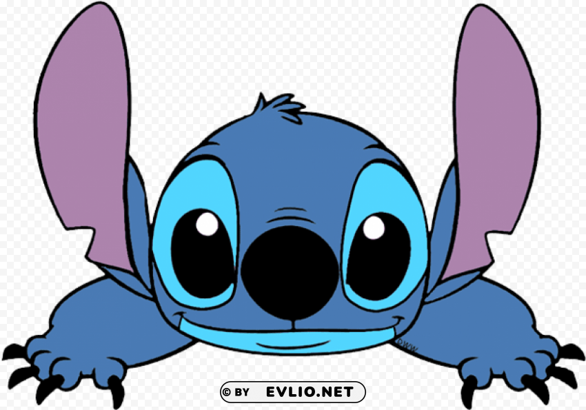 lilo and stitch stitch head PNG Image Isolated on Transparent Backdrop