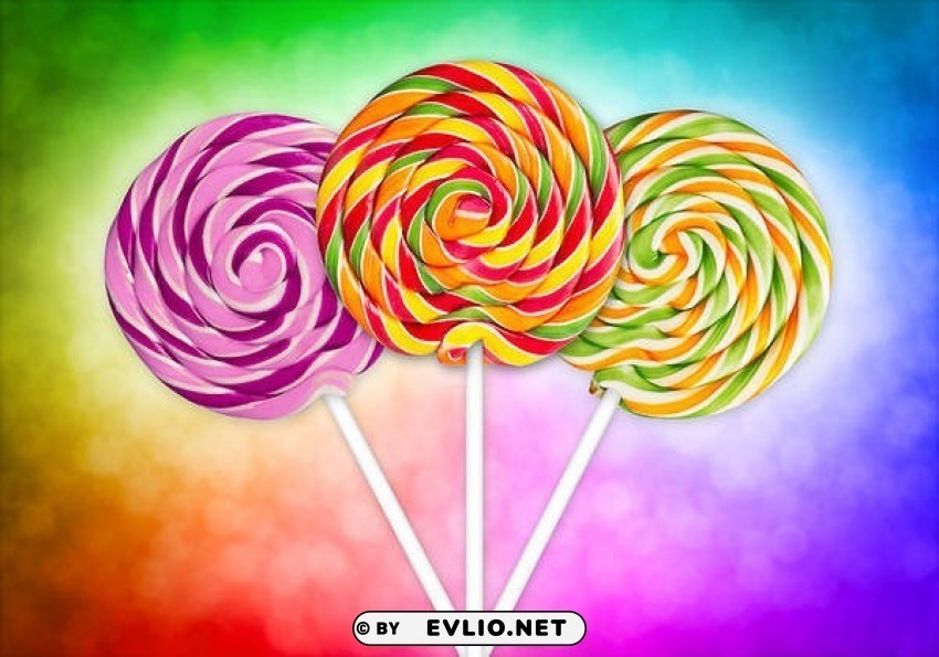 lollipop PNG Graphic with Transparency Isolation