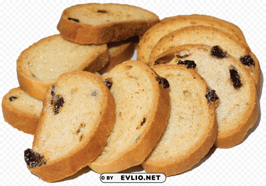 rusk PNG Image Isolated on Clear Backdrop