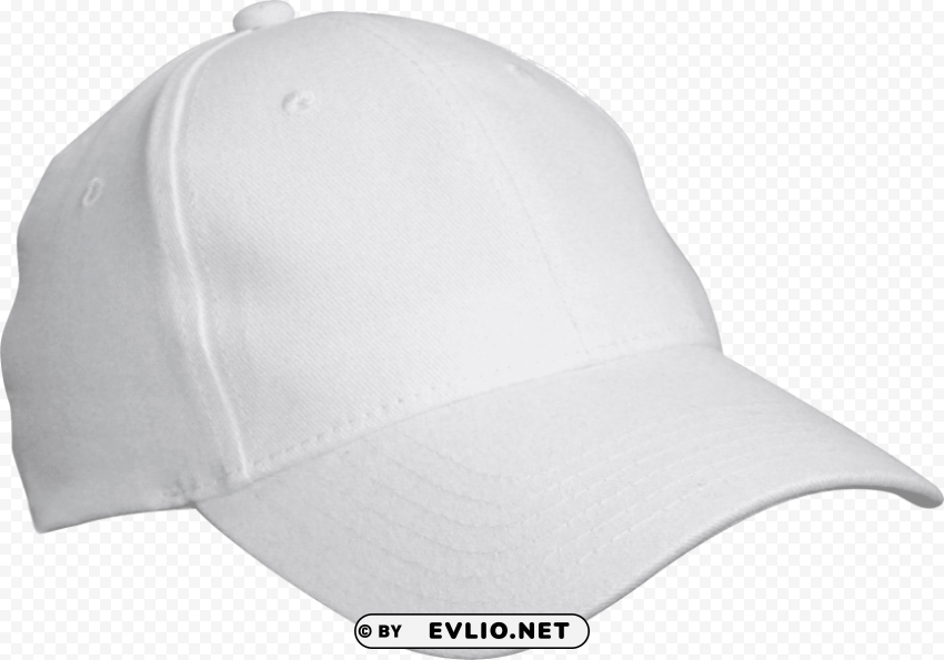simple white cap No-background PNGs