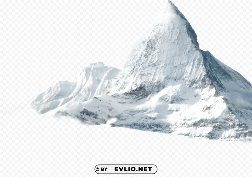 PNG image of snowy mountain PNG transparent graphics bundle with a clear background - Image ID e3a34775