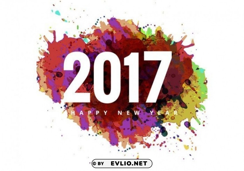 2017 happy new year co Isolated PNG Image with Transparent Background clipart png photo - 6e5853c7