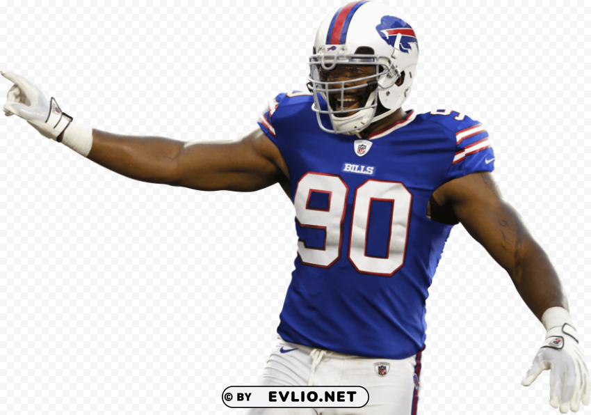 PNG image of buffalo bills third player Isolated Subject in Clear Transparent PNG with a clear background - Image ID 12459233