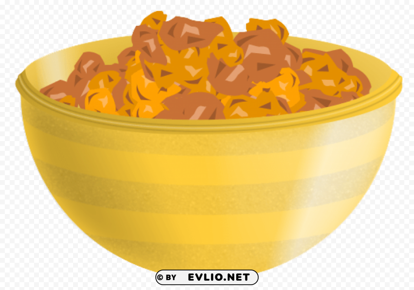 cereal PNG with Transparency and Isolation