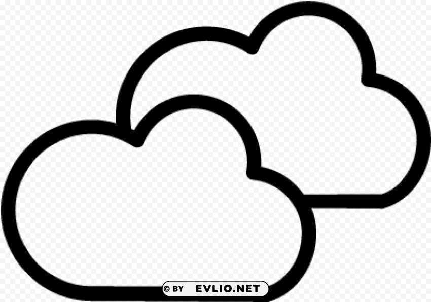 Cloudy Weather Symbol Free PNG Images With Alpha Channel