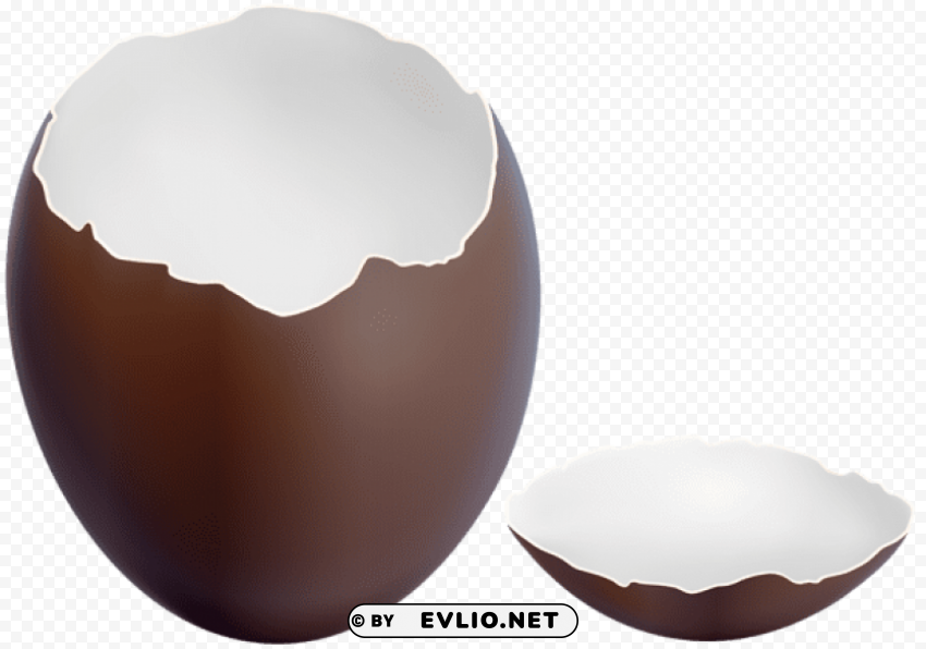 Easter Chocolate Brokenegg Transparent PNG Isolated Illustrative Element