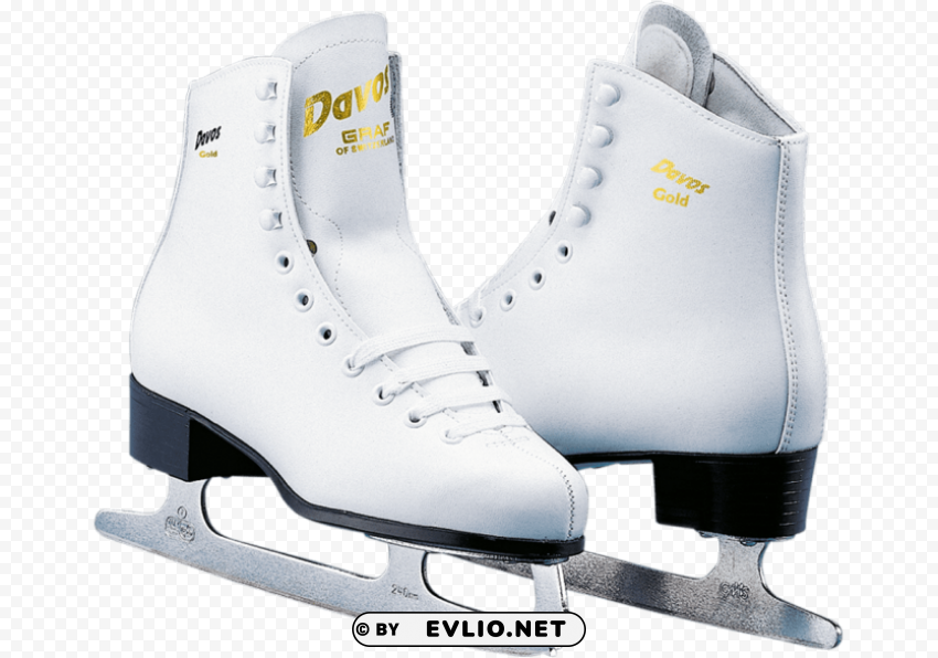 ice skates ClearCut Background PNG Isolated Item