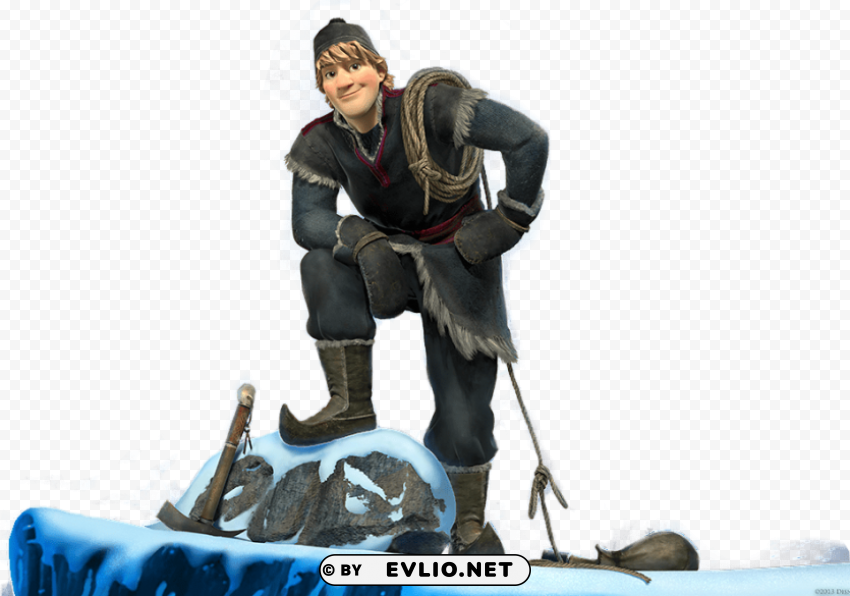 kristoff frozen PNG Graphic with Clear Isolation