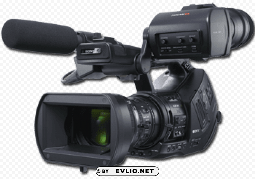 professional video camera PNG clipart with transparency