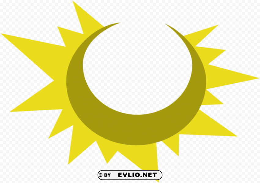 cutie mark sun and moon Transparent graphics PNG transparent with Clear Background ID 62c0d288
