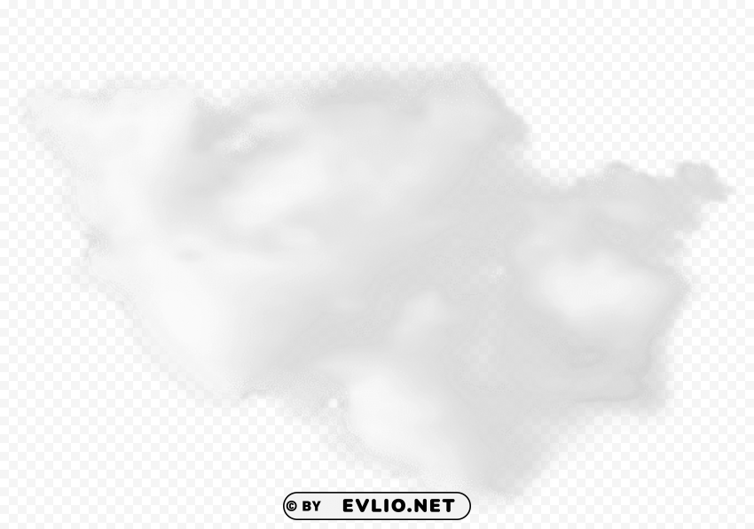 fluffy cloud PNG with clear transparency