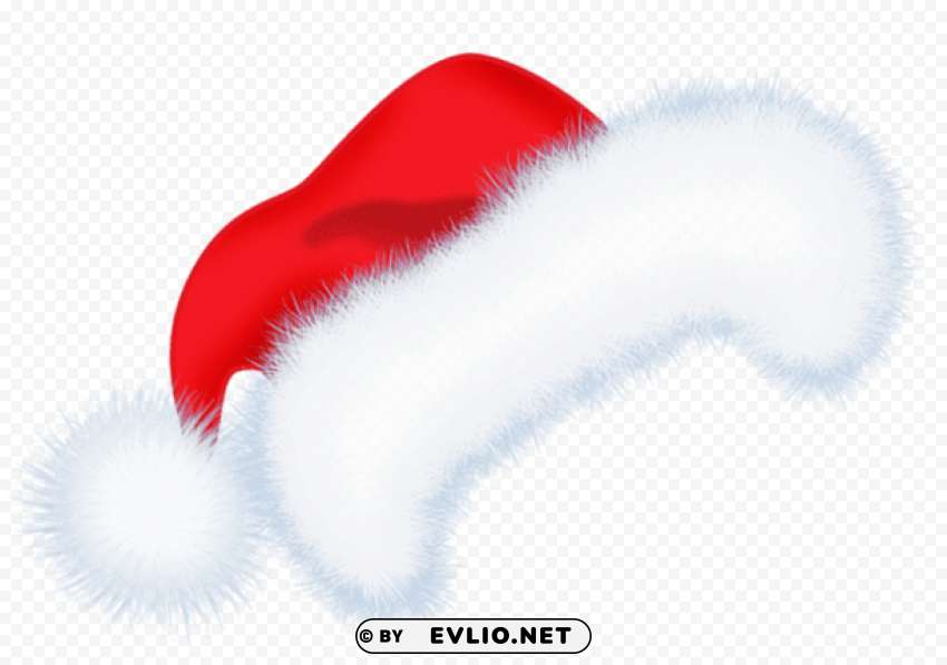 large santa hat PNG transparent graphics for projects