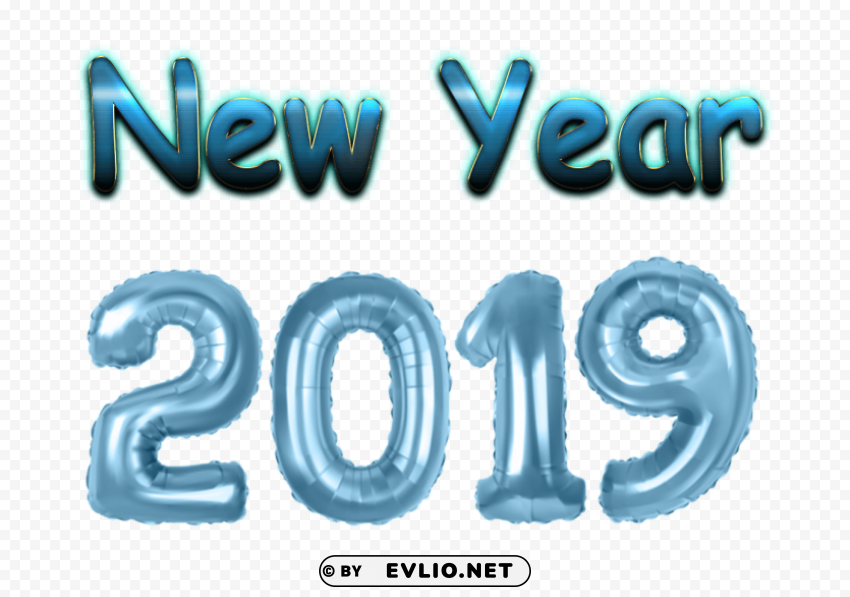 new year 2019 Isolated Item on Transparent PNG Format