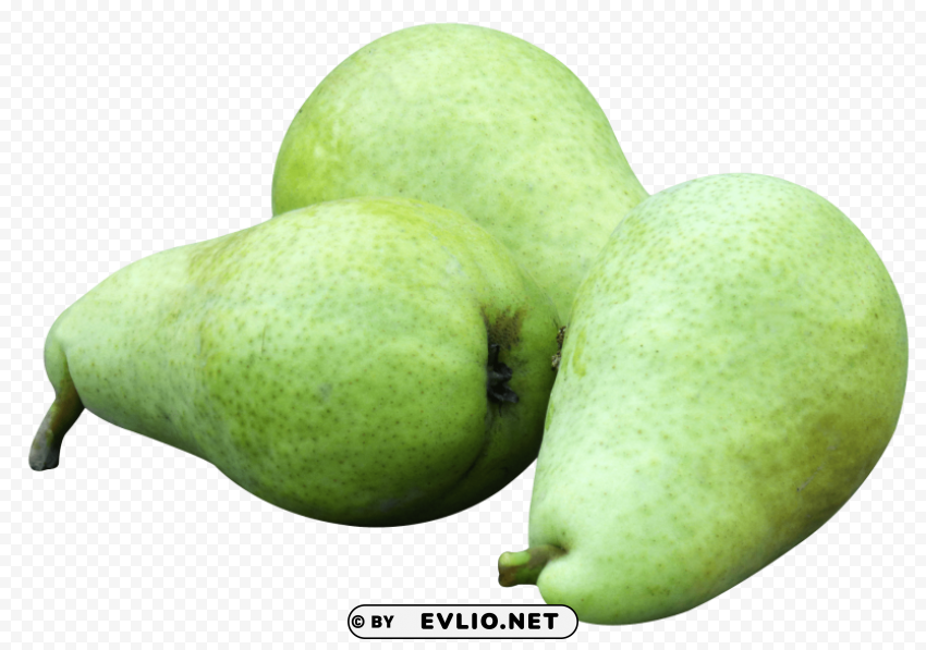 pear fruits Isolated Character in Clear Background PNG