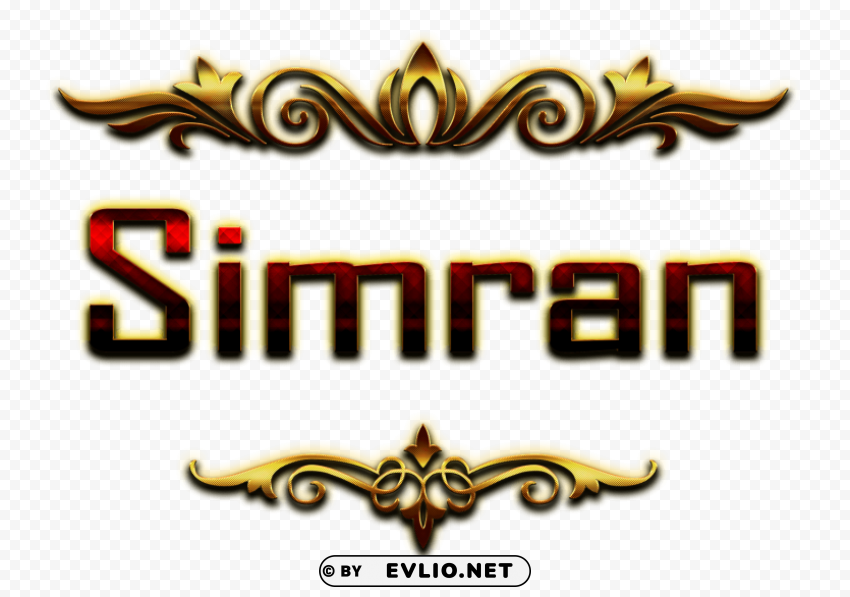simran happy birthday balloons name PNG with no background for free