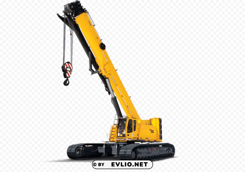 telescopic crawler crane PNG graphics with clear alpha channel