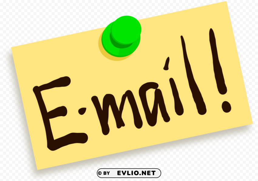 this free icons design of thumbtack note email Isolated Illustration on Transparent PNG