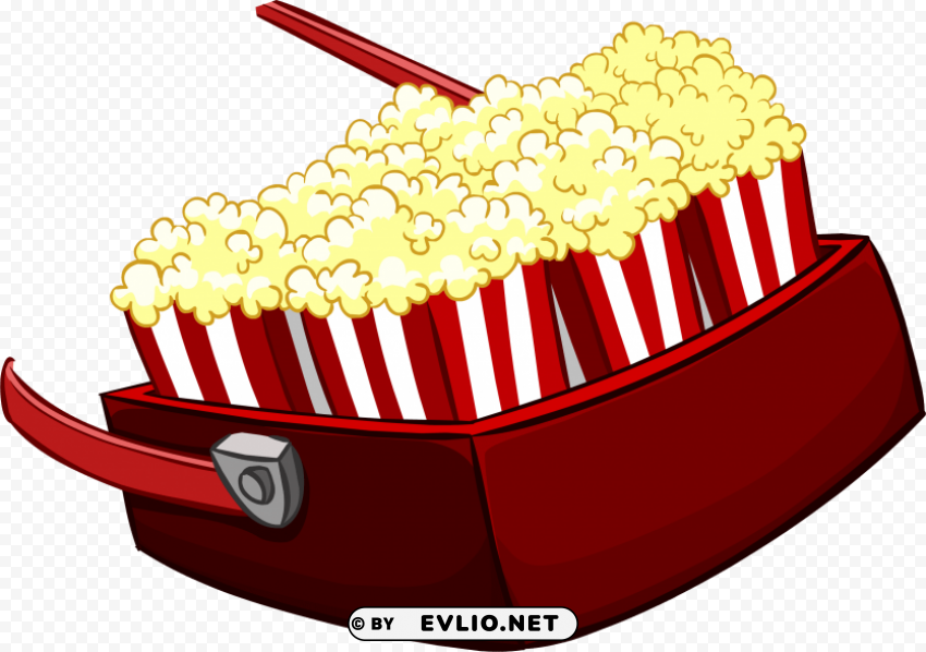 popcorn PNG file with alpha