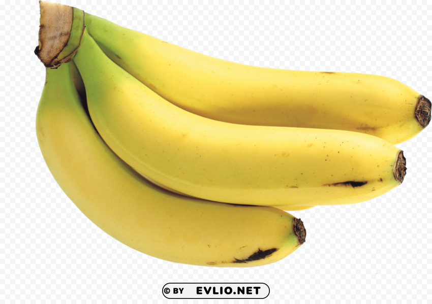 banana's Clear Background Isolated PNG Icon