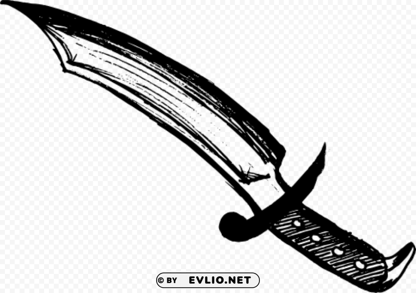 Knife Drawing PNG transparent pictures for projects