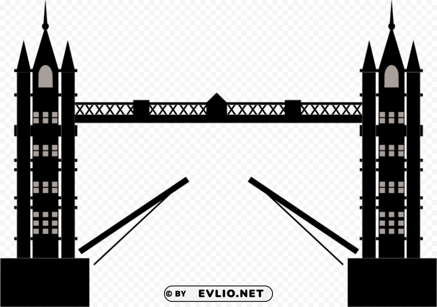 london tower bridge Free transparent background PNG clipart png photo - b7f6d75b