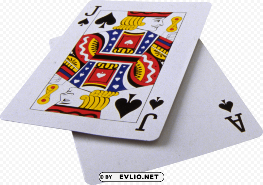 playing card's Isolated PNG Object with Clear Background