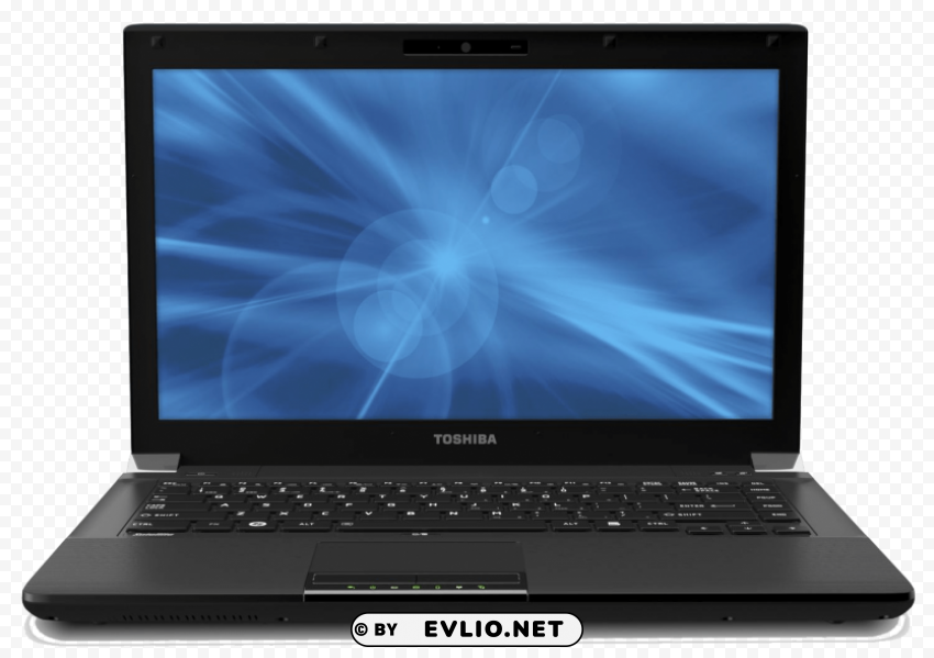 toshiba laptop Isolated Graphic on Clear Background PNG