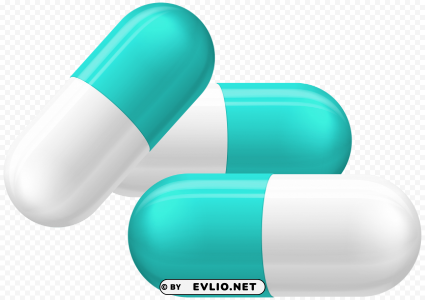 white and blue pill capsules PNG files with transparent backdrop clipart png photo - 548d19aa