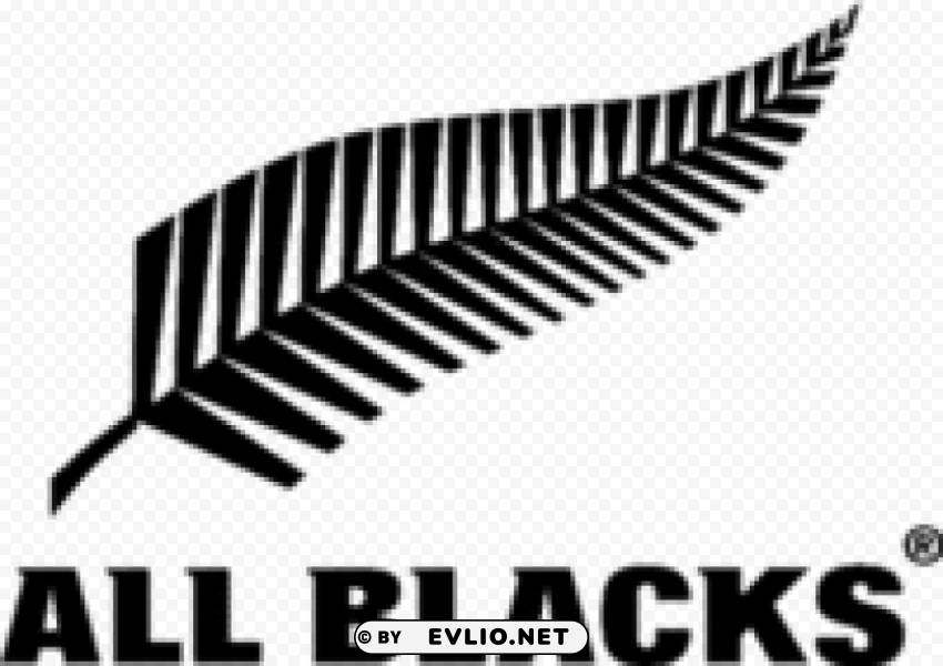 all blacks rugby team logo PNG transparent vectors