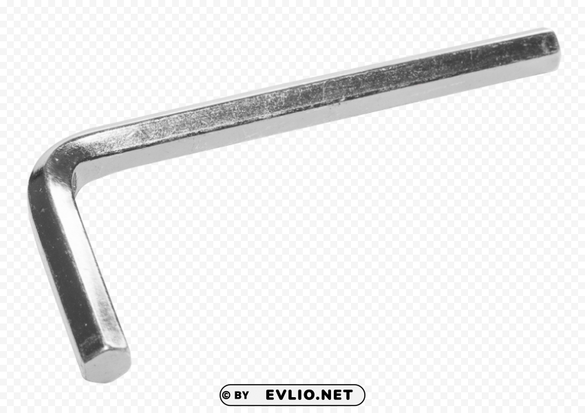 Allen Key Isolated Object with Transparent Background in PNG