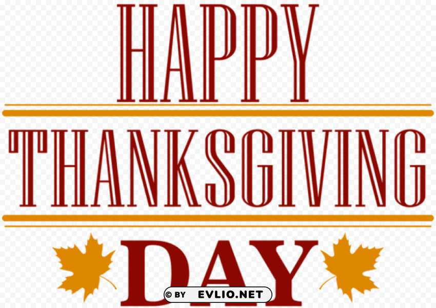 happy thanksgiving day text Transparent background PNG images selection