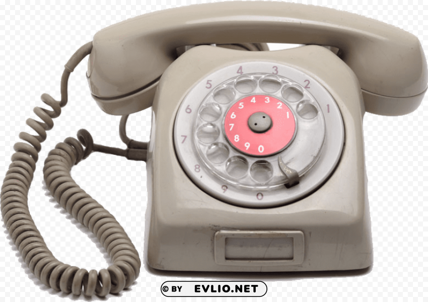 Landline Phone Isolated Graphic Element In Transparent PNG