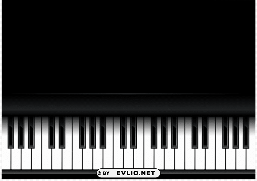 piano PNG Graphic Isolated on Clear Backdrop