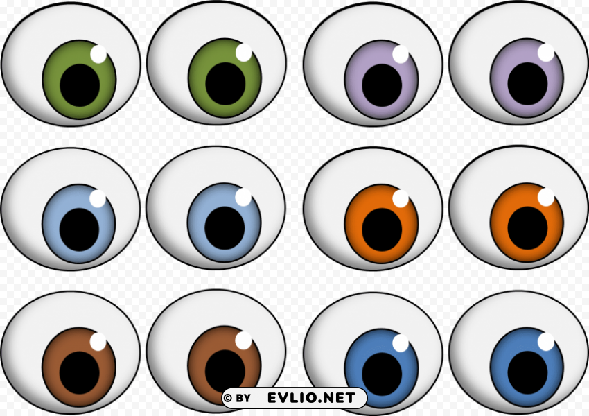 printable eyes Isolated Item on Transparent PNG PNG transparent with Clear Background ID 60522d81