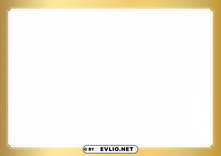 empty certificate template Isolated PNG Element with Clear Transparency
