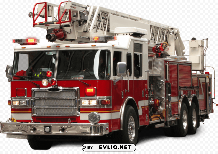 Transparent PNG image Of fire brigade truck Clean Background PNG Isolated Art - Image ID 2ab283f2