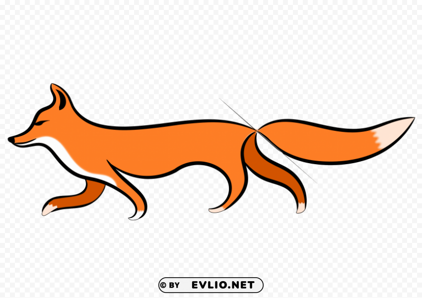 fox PNG file with alpha