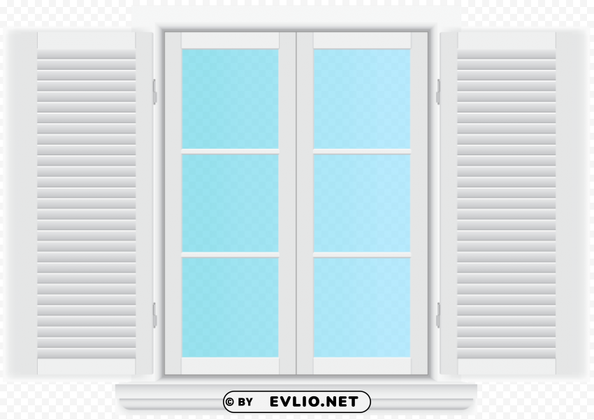 window with shutters PNG files with clear backdrop collection