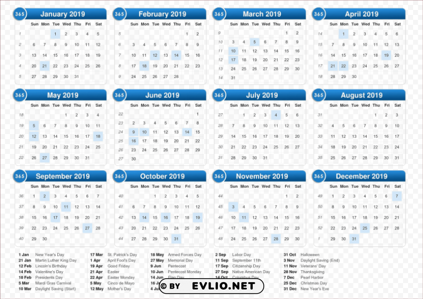 2019 indian calendar hd ClearCut Background PNG Isolated Item
