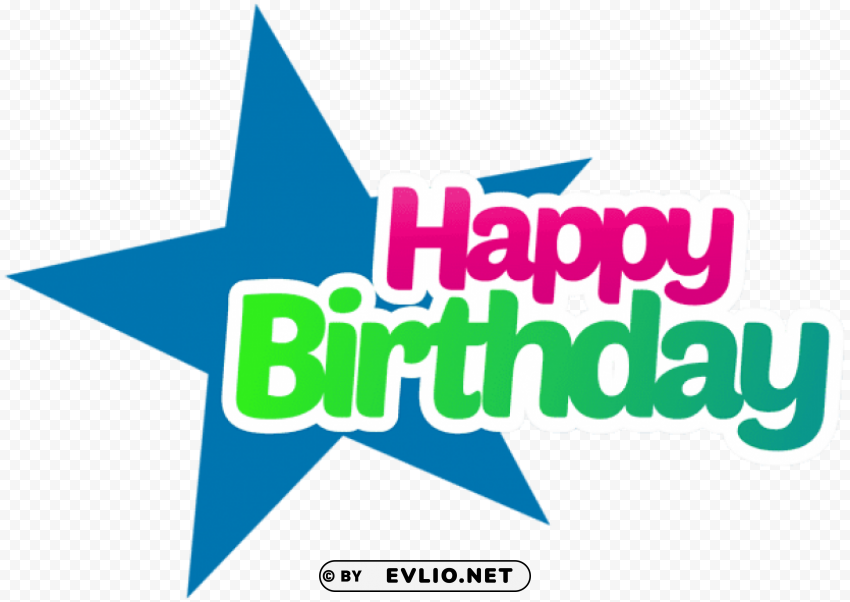 Happy Birthday PNG Images For Editing